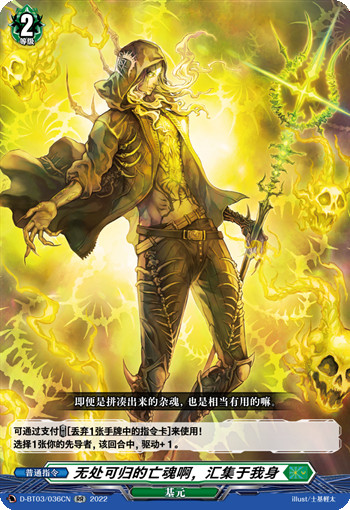 无处可归的亡魂啊，汇集于我身