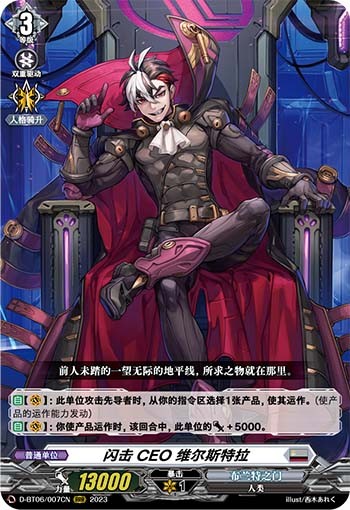 闪击CEO 维尔斯特拉