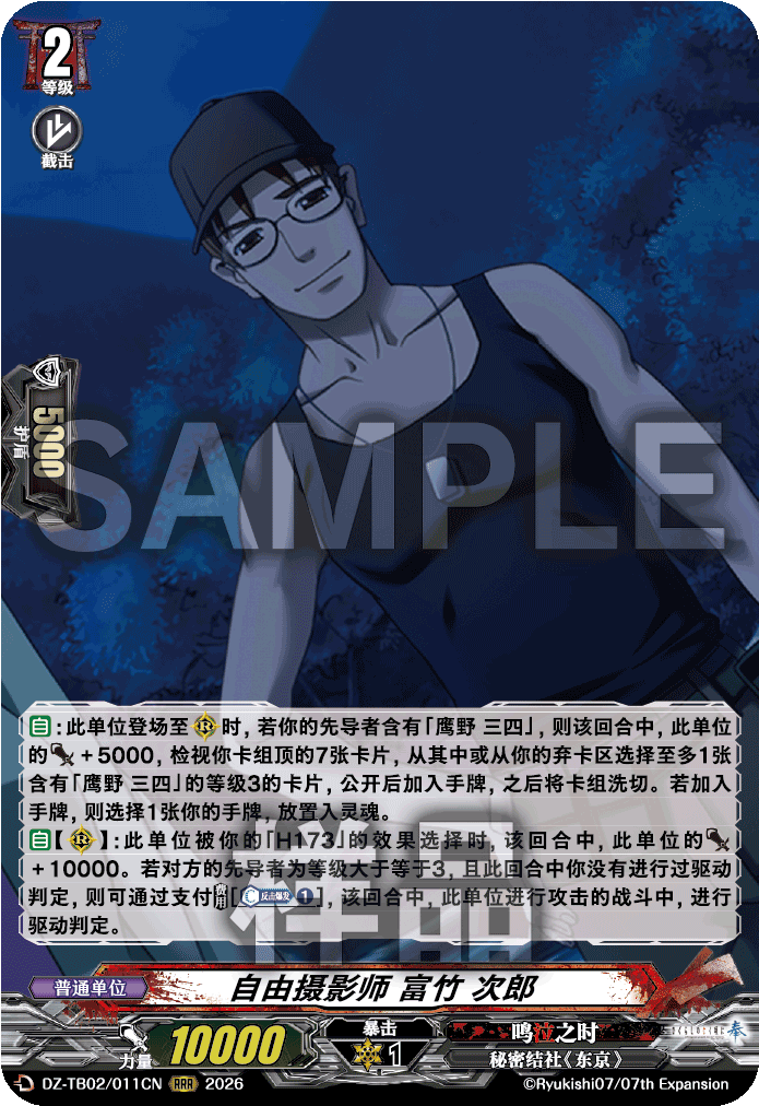 自由摄影师 富竹 次郎